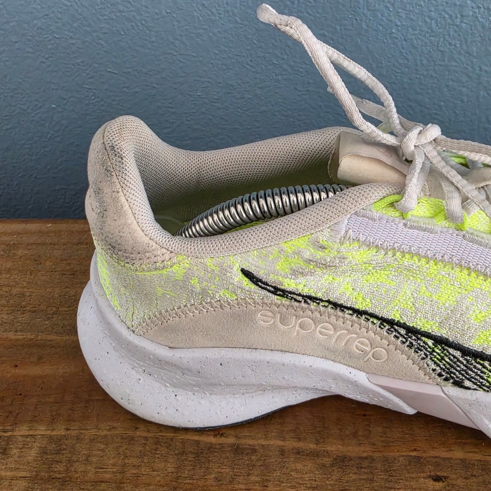 Nike Womens SuperRep Go 3 Flynet Next Nature Sneaker White green DH3393-175 Sz 7 - Picture 9 of 16